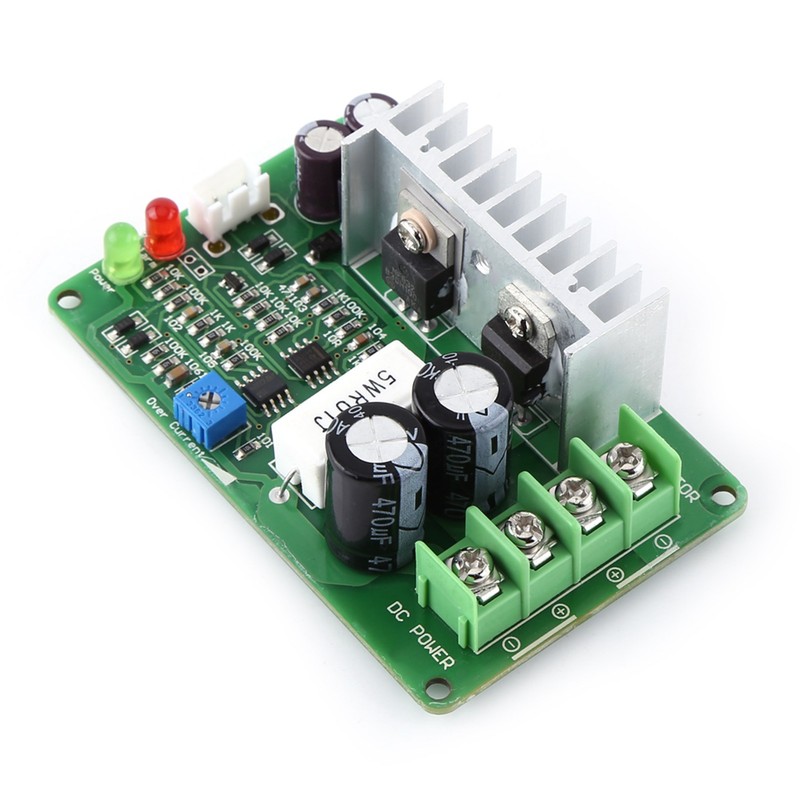 12V/24V/36V 15A PWM DC Motor Speed Controller Regulator Potentiometer Overload