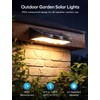 nibuuecer Solar Fence Lights Outdoor with Motion Sensor, 8 Pack