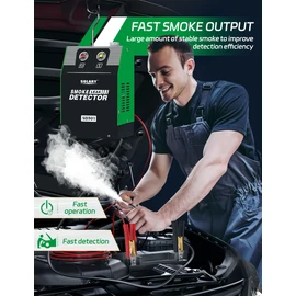 Automotive EVAP Smoke Machine Tester - 12V DC Vacuum Diagnostic Tester with Built-in Air Pump