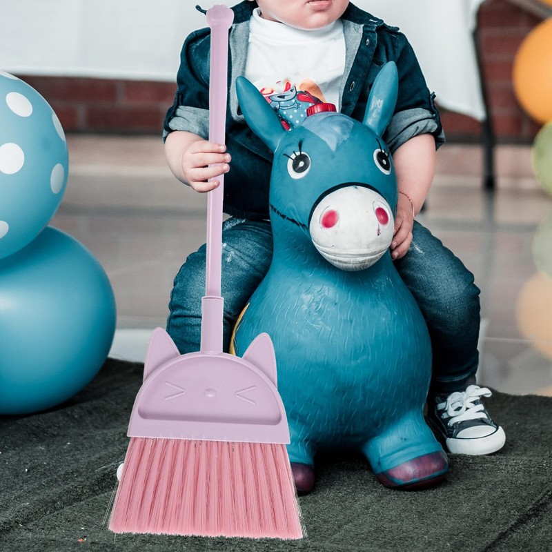 Cabilock Small Cute Kids Broom for Household Cleaning - Indoor