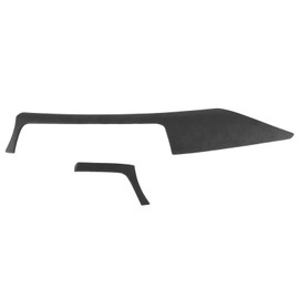 2pcs Suede Car Dashboard Panel Cover Air Vent Panel Trim Fit for 3 Series F30 F31 F34 4 Series F32 F36(Gray )