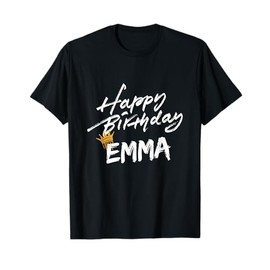 Happy birthday Emma tees for party T-Shirt