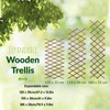 Expandable Plant Climbing Lattices Extensible Pine Fence Plant Support for