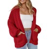 Women 2024 Cardigans Lightweight Casual Knit Long Sleeve Soft Pocketed
