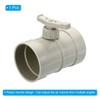 PATIKIL 3" HVAC Duct Manual Volume Damper, PP Adjustment Flame