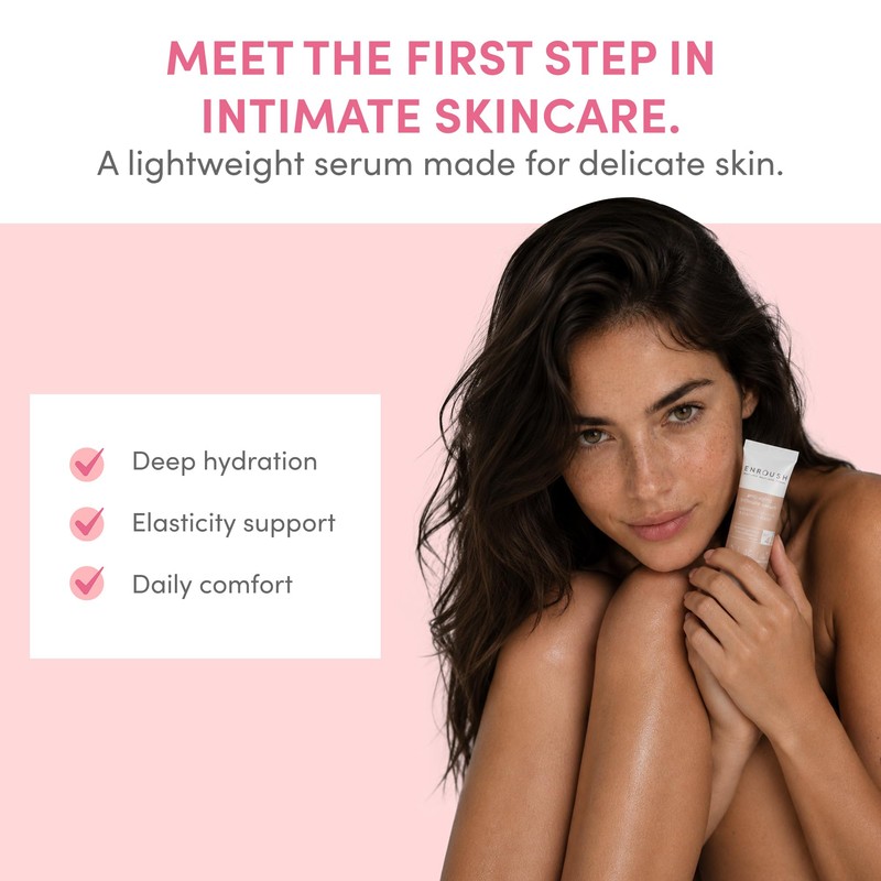ENROUSH Intimate Anti-Aging Serum for Women - Intimate Moisturiser w/Hyaluronic