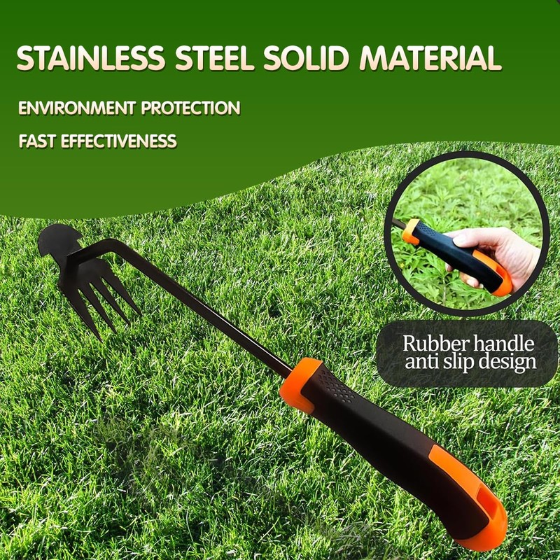 3 Pack Gardening Hand Weeders, Weeding Tools, Uprooting Weeding Tools,