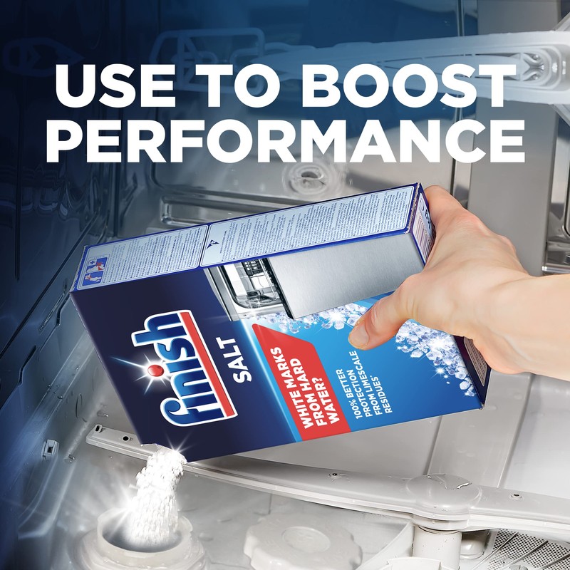 Finish Dishwasher Salt 8.8 Lb. - 4Kg | Improves performance