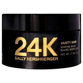 SALLY HERSHBERGER 24K Vanity Hair Shaping Balm - Smoothing, Buildup-Free Texturizing Balm For Sleek Shine - Infused With Soy Protein For A Soft and Flexible Hold - Paraben and Sulfate Free - 1.7 oz