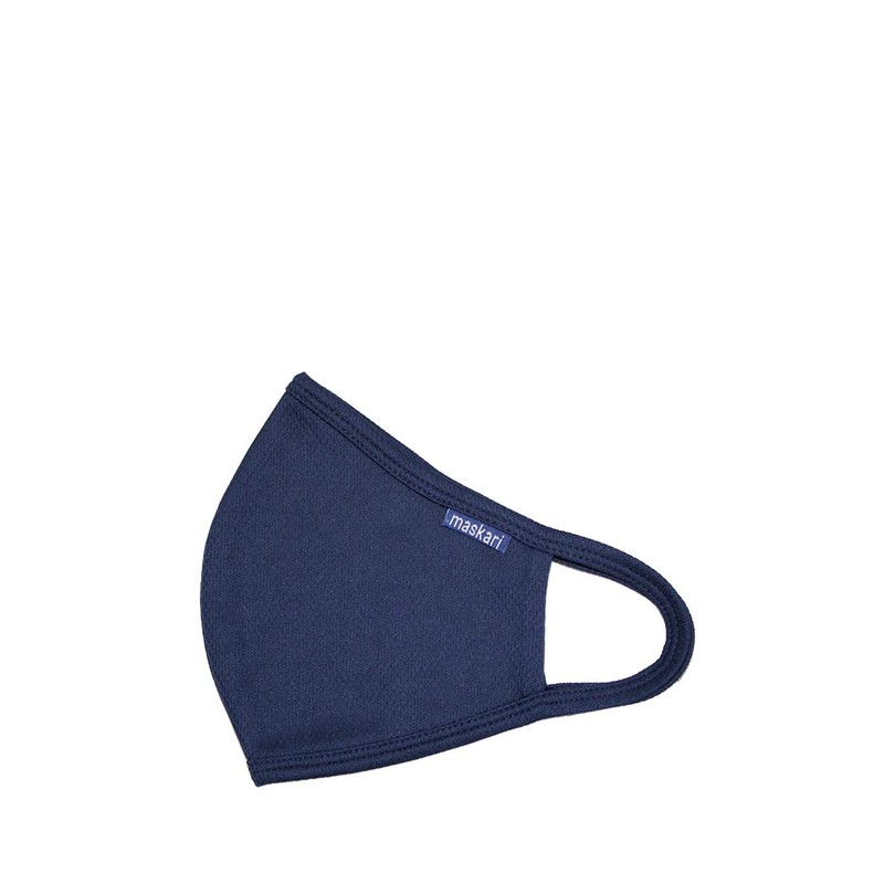 Maskari Navy Blue Reusable Face Mask | Face Masks Washable