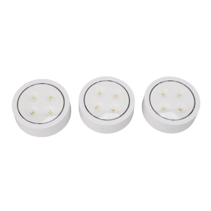 3Pcs Remote Control LED Light ABS Night Lamp Home Decoration