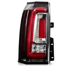 ROADFAR Red Housing Clear & Red Lens Tail Light For GMC Yukon 2015-2020,For GMC Yukon XL 2015-2020 22783099,23242566,23380459,84408859,84536242,GM2800268,GM2800268 Driver Side Replacement