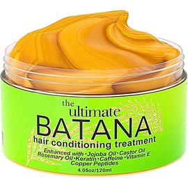 Batana Oil for Hair Growth from Honduras. Dr. Sebi Dr Truth, cold-pressed oil and conditioning treatment mask enhances thickness, prevents loss, and repairs damaged hair keratin, collagen, peptides