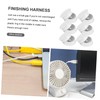 SHINEOFI 6Pcs Cable Grommet Wire Hole Cover Desk Cable Organizer