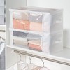 mDesign Set of 4 Storage Boxes with Zip - Handy