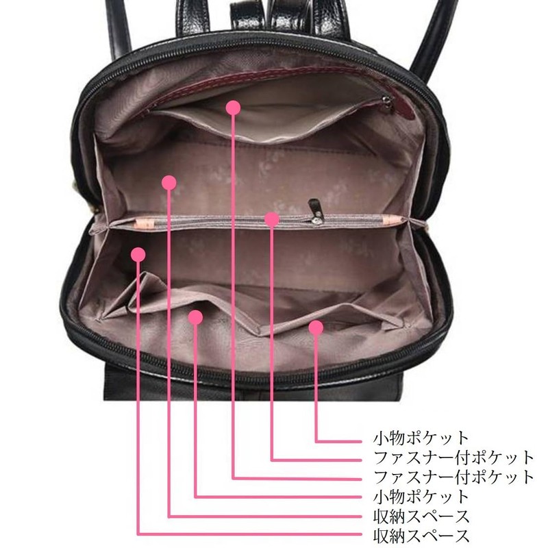 Lunar Berry 111 Backpack, Sack, Adult, Cute Backpack, PU Leather,