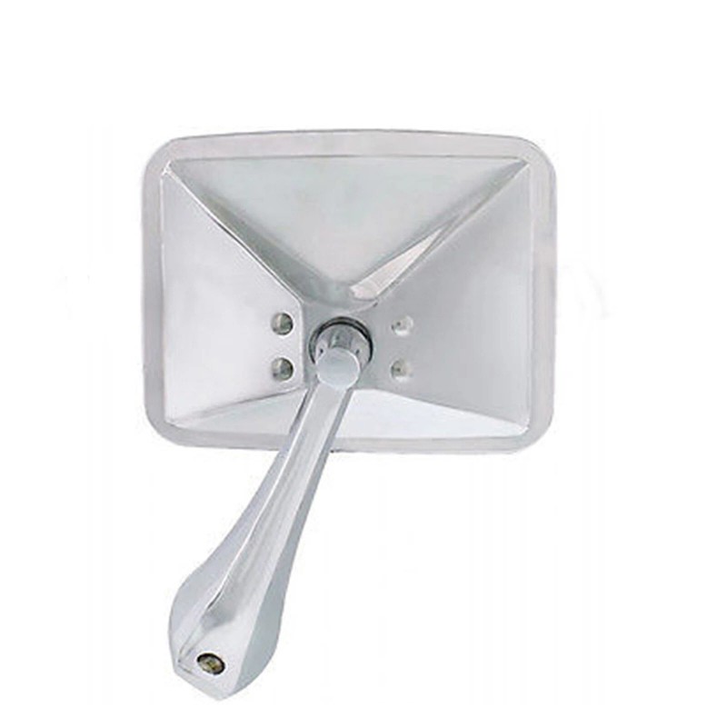 OCTANE LIGHTING Truck Square Rectangle Chrome Outside Rearview LED Turn