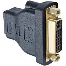 DTECH HDMI Female DVI 29pin Female Converter Adapter Two-Way Transmission DVI-I (24+5) to HDMI Type-A Relay Connector HDMI DVI 29pin Extension Plug Converter