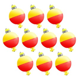 Round Fishing Float, 20Pack 4.7g 6g Round Fishing Tackle Floats, Fishing Pole Floats, Fishing Popping Cork Trout Float, Carp Fishing Controller Float, Weighted Popping Floats Cork Trout Floats (A)