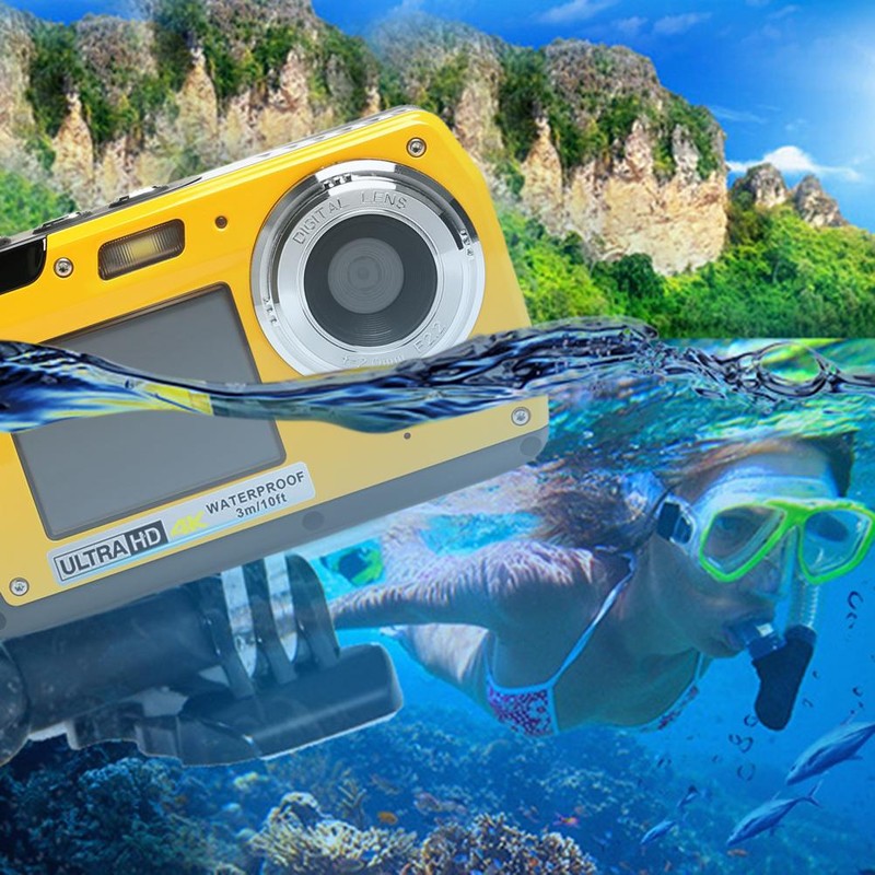 56Million Pixel Dual Screen Digital Camera Waterproof Camera with HD