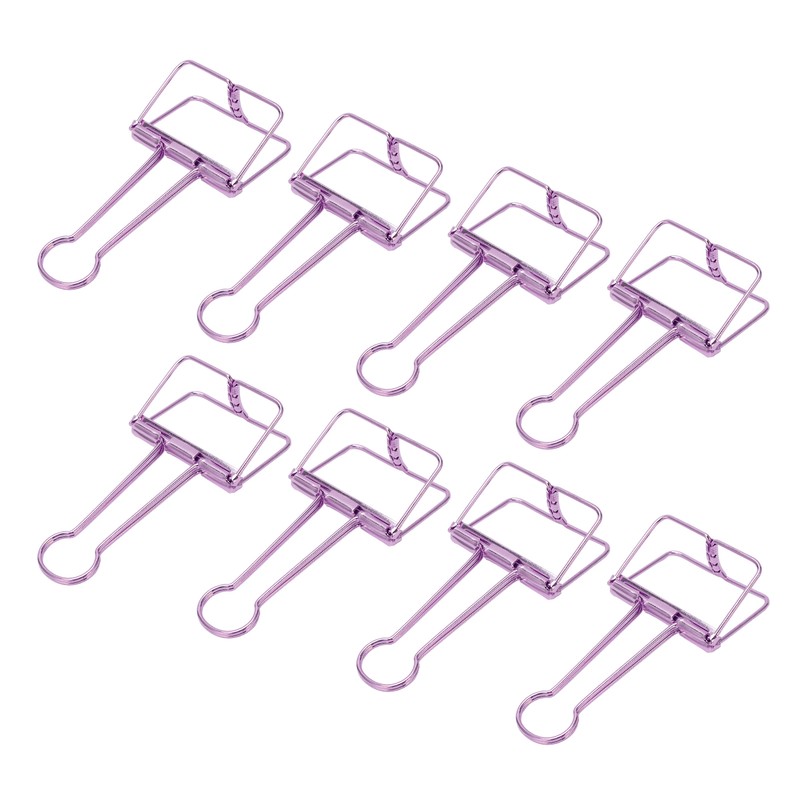30Pcs Wire Binder Clips 2in Wide Hollow Out Strong Metal