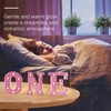 Ufurty Letras decorativas iluminadas, números de carpa LED rosa 'ONE',
