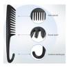 TechMel Peine Especial Para Desenrredar Cabello Chino Cola De Mono