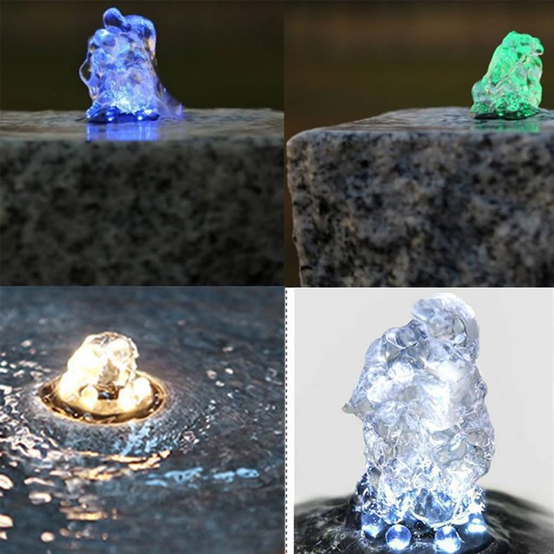 SUIOPPYUW RGB Waterproof Connector Light Underwater Lighting Feature Garden Underwater