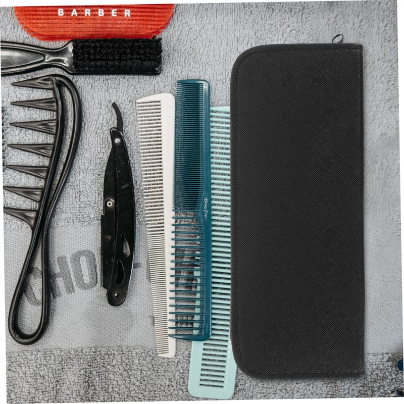 Baluue Scissor Bag for Barber Canvas Pu 21.5cm x 8cm