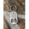 Stainless Steel Keychain 1 Year Anniversary Gifts for Him The