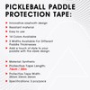 Pickleball Paddle Protection Tape - Paddle Head Edge Guard -
