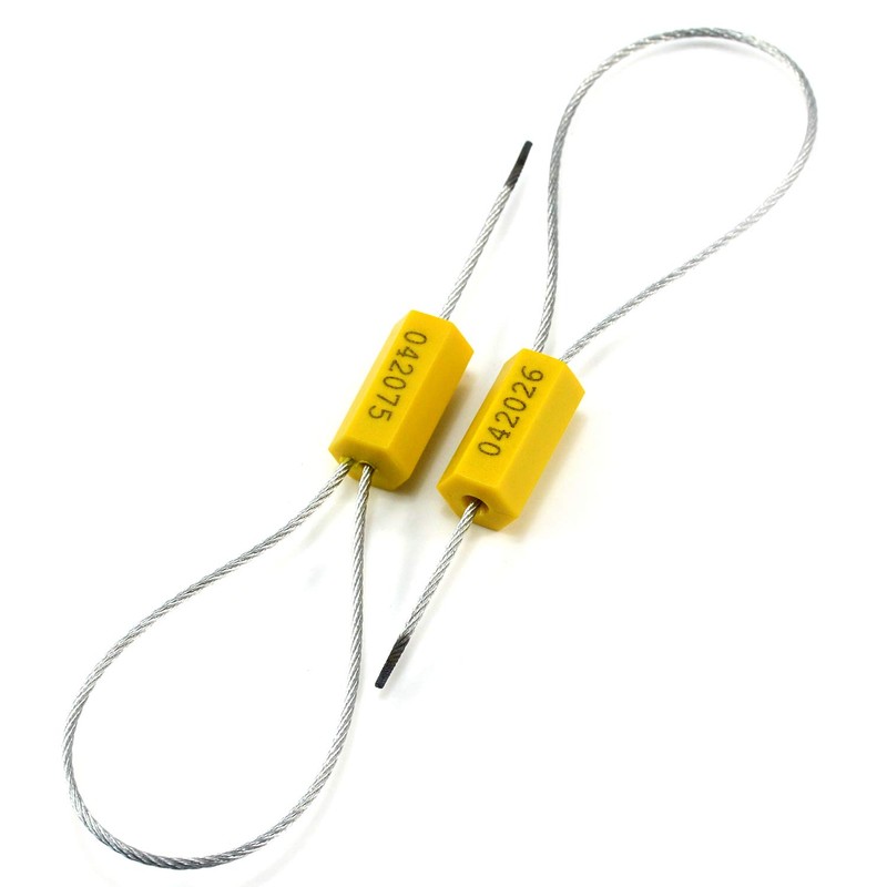 Leadseals(R) 100 Steel Cable Seals - Metal Security Seals for