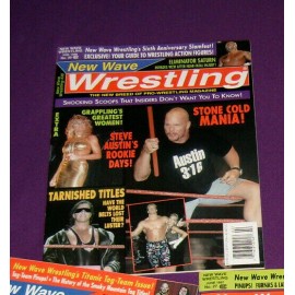 New Wave Wrestling No. 30 (Feb. 1998) Steve Austin, Women - NM Warehouse Copy!