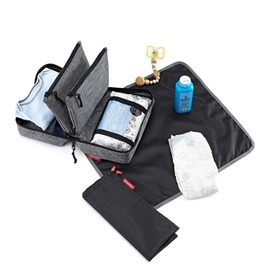 Reisenthel Babycase Nappy Bag, 3 Litres, 24 x 15.5 x 10 cm (Babycase Twist) - Silver, size: 3 L