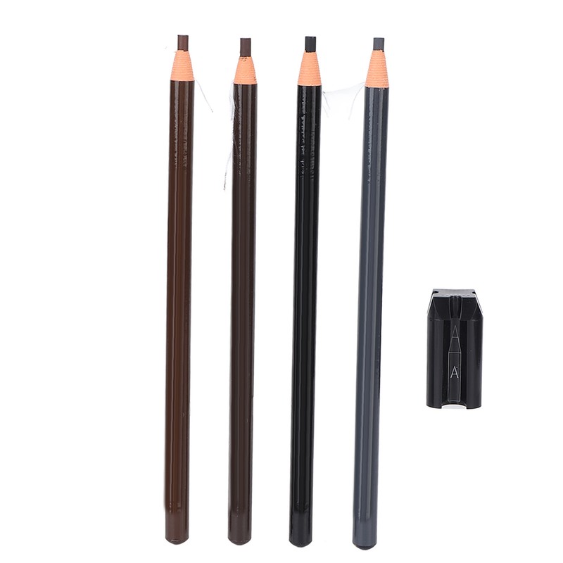 Microblading Kit Novice Eyebrow Line Marker Ruler Eyebrow Pencil Sharpener