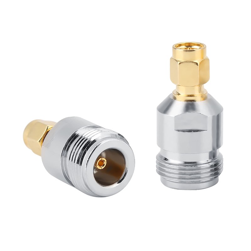 KooingTech 2 Stück N auf SMA Adapter N-Buchse auf SMA-Stecker