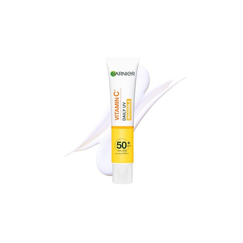 Garnier Vitamin C* Daily UV, Invisible Brightening Fluid, SPF50+, 40ml