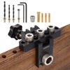 3 in 1 Dowel Jig Drill Kit Multi-Function Self Centering