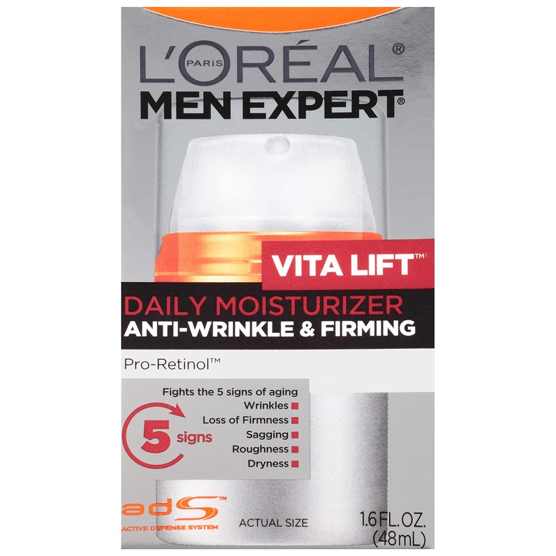 L'Oreal Paris Men's Expert Vita Lift Anti-Wrinkle and Firming Moisturizer,