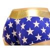 Cheeky Star-Print Booty Shorts with Gold Metallic Waistband – Perfect