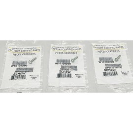 356975 Dryer Drum Baffle Mount Screw - New - Set of Three (3) - Genuine OEM - AM 3-5-2 - EA241103