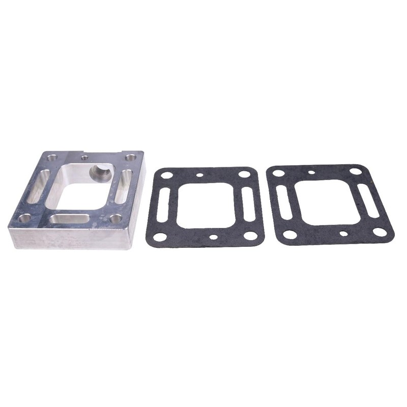 DVPARTS Oxygen Sensor Plate with Gaskets Compatible with Mercruiser Out