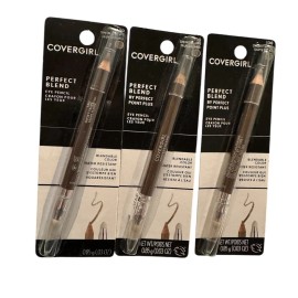 COVERGIRL Lot of 3 - Covergirl Perfect Blend Point Plus Eyeliner Pencil, #130 Smoky Taupe