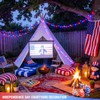 4 Pack Red White and Blue Lights, 50 LEDs 16.5ft