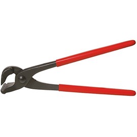 Bessey D355 with PVC Handles Fold up Forceps, Black/Red