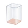 Mini Figure Display Case 3x3x4.5 inch Clear Acrylic Stackable Figurine