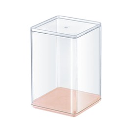 Mini Figure Display Case 3x3x4.5 inch Clear Acrylic Stackable Figurine Storage Cabinet for Blind Box Minifigure Collectibles Dolls