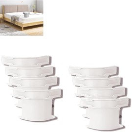 4 Clips De Sujeción De Sábanas, 2025 Bed Sheet Fixing Clips,Soporte de Fijación para Sábanas, Evita sábanas Sueltas,Clips para Sábanas Ajustables,Compatibles con Todos los Colchones (Blanco, 8pcs)