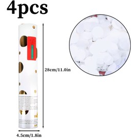 Taozoey Party Popper 30 cm, Confetti Cannon Wedding, 3-5 m Effect Height, Confetti Cannon Birthday, Confetti Cannon, for Wedding, Birthday, Baby Shower, Graduate, Party