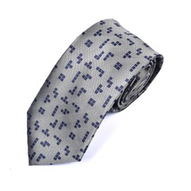 Video Game necktie - gamer gift for men - Green blocks design - retro gamer gift for men